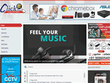 Tablet Screenshot of clickitnews.co.in